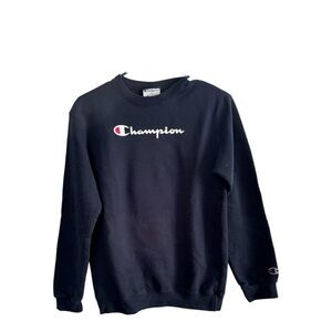 Champion  Pullover Logo Sweatshirt Sz YL